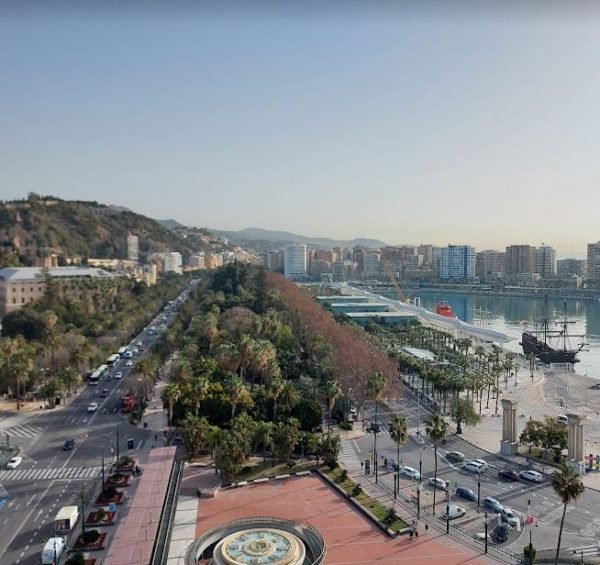 Walk the harbour in Malaga city
